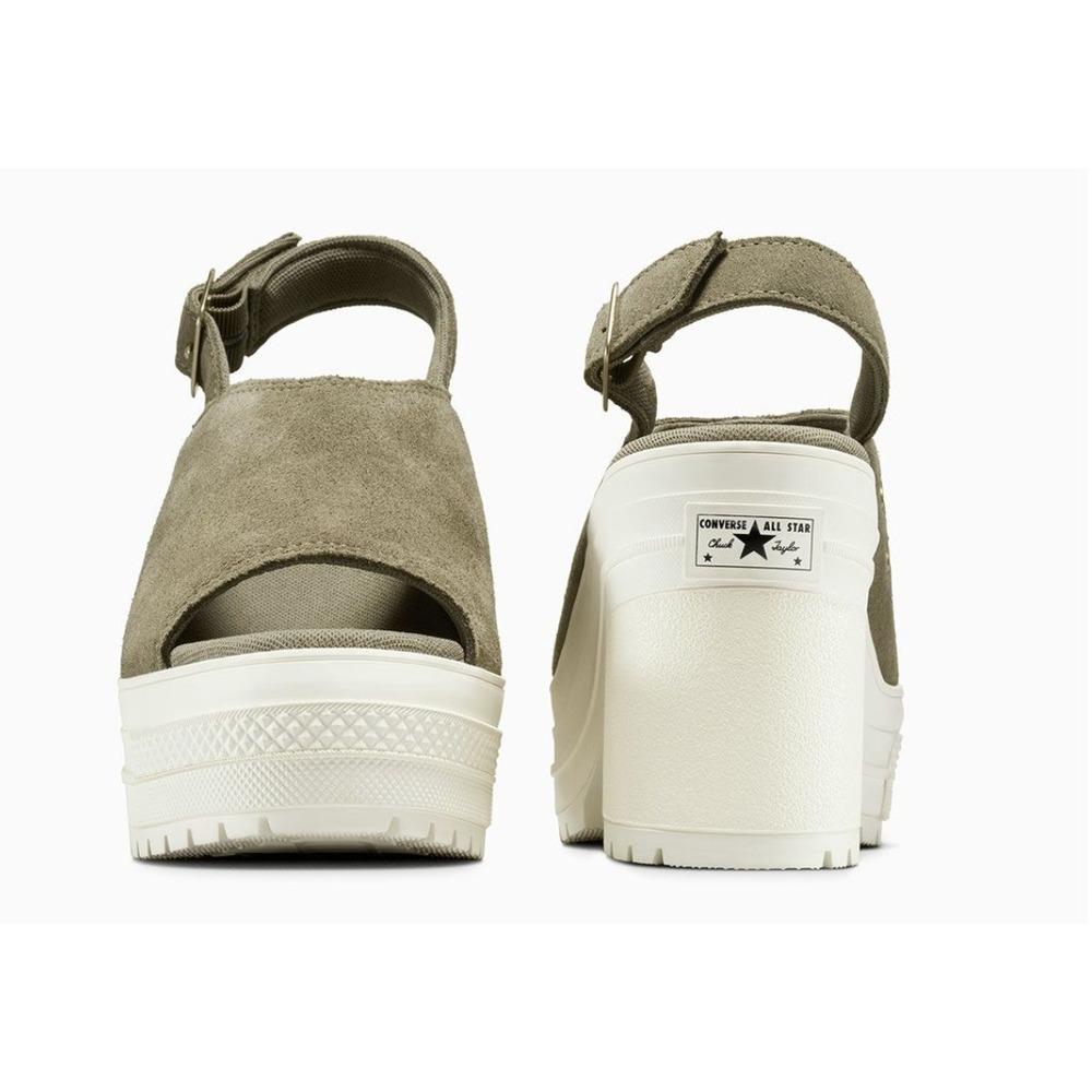 Converse Chuck 70 De Luxe Heel Mule Slip On Taupe A15071 Size 11 - Picture 4 of 7
